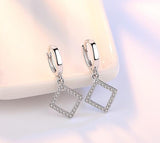 New Arrival 925 Sterling Silver Dazzling Clear CZ Love Heart Shaped Stud Earrings for Women Jewelry pendientes oorbellen Brincos