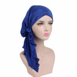 New Fashion Muslim Woman Inner Hijabs Hats Turban Head Cap Hat Beanie Ladies Hair Accessories Muslim Scarf Cap Hair Loss