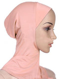 New Under Scarf Hat Cap Bone Bonnet Hijab Islamic Head Wear Neck Cover Muslim