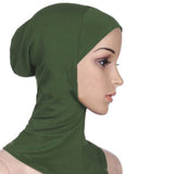 New Under Scarf Hat Cap Bone Bonnet Hijab Islamic Head Wear Neck Cover Muslim