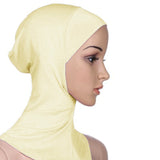 New Under Scarf Hat Cap Bone Bonnet Hijab Islamic Head Wear Neck Cover Muslim