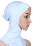 New Under Scarf Hat Cap Bone Bonnet Hijab Islamic Head Wear Neck Cover Muslim