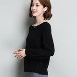 Off shoulder sweater sexy knitted sweater women winter 2018 christmas jumper winter tops women pullovers and sweaters KK2527