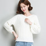 Off shoulder sweater sexy knitted sweater women winter 2018 christmas jumper winter tops women pullovers and sweaters KK2527