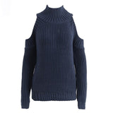 Off shoulder sweater sexy knitted sweater women winter 2018 christmas jumper winter tops women pullovers and sweaters KK2529