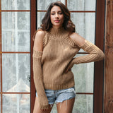 Off shoulder sweater sexy knitted sweater women winter 2018 christmas jumper winter tops women pullovers and sweaters KK2529