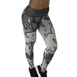 Puimentiua Women Printed Leggings Fitness Slim Workout Leggings Trousers For Women Fashion High Waist Leggings Clothing Mujer