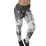Puimentiua Women Printed Leggings Fitness Slim Workout Leggings Trousers For Women Fashion High Waist Leggings Clothing Mujer