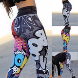 Puimentiua Women Printed Leggings Fitness Slim Workout Leggings Trousers For Women Fashion High Waist Leggings Clothing Mujer