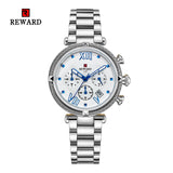 REWARD Luxury Fashion Women Watches Waterproof Casual Quartz Ladys Watch for Woman Dress Ladies Wristwatches Relogio Feminino