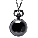 Retro Snitch Ball Shaped Potter Quartz Pocket Watch Fashion Sweater Angel Wings Necklace Chain Gifts for Men Women kids