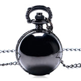 Retro Snitch Ball Shaped Potter Quartz Pocket Watch Fashion Sweater Angel Wings Necklace Chain Gifts for Men Women kids