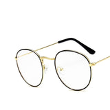 Round Glasses Frame Woman Men Glasses Retro Myopia Optical Frames Metal Clear lens Black Silver Gold Eyeglasses Oculos De Grau