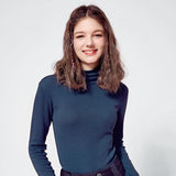 SEMIR 2019 autumn winter cashmere sweater female pullover high collar turtleneck sweater women solid lady basic sweater