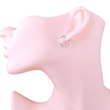 Stainless steel small Medium large  hoop Earring for women gold silver color  wholesale Ear Accessories fashion  Jewelry