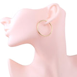 Stainless steel small Medium large  hoop Earring for women gold silver color  wholesale Ear Accessories fashion  Jewelry