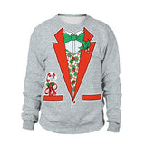 Ugly Christmas Sweater snowman For gift Santa reindeer Pullover Womens Mens 3D Jerseys and Sweaters Tops Autumn Winter Clothing