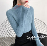 Underwear Woman Autumn and Winter 2019 New Slim Bottom Shirt Long Sleeve Sleeve Tight Knitted Shirt Thickening