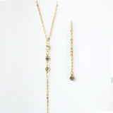 Women Back Drop Chain Necklaces Ladies Elegant Long Crystal Wedding Accessories Backless Chain Beach Jewelry N1042
