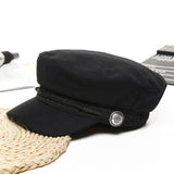 Women Baseball Cap Hats For Women Winter Octagonal Fashion French Wool Baker's Boy Hat Cap Female Black Streetwear Caps 2019