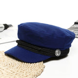 Women Baseball Cap Hats For Women Winter Octagonal Fashion French Wool Baker's Boy Hat Cap Female Black Streetwear Caps 2019