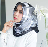 Women hijab scarf Fashion Imitation Silk Scarves large Square Muslim Scarf Printed Different Colors Lady Shawl