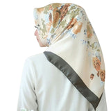 Women hijab scarf Fashion Imitation Silk Scarves large Square Muslim Scarf Printed Different Colors Lady Shawl