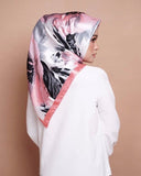 Women hijab scarf Fashion Imitation Silk Scarves large Square Muslim Scarf Printed Different Colors Lady Shawl