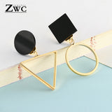ZWC Fashion New Women's Acrylic Drop Earrings Hot Selling Long Dangling Earrings Gift For Women Party Wedding Jewelry Brincos
