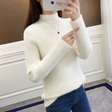 new casual sweater women winter warm pullover korean women clothing knitted sweater female 2019