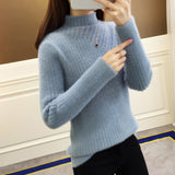 new casual sweater women winter warm pullover korean women clothing knitted sweater female 2019