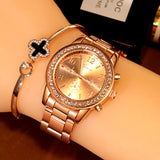 reloj mujer Silver Women's Watch Fashion Rhinestone Women Quartz Wrist Watch Luxury Ladies watch Women Watch relogio feminino